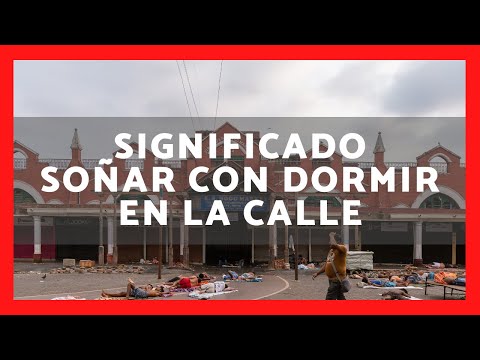 Descubre qué significa soñar con dormir en la calle Descubre qué significa soñar con dormir en la calle