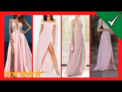 Los más elegantes vestidos de dama de honor rosa palo Los más elegantes vestidos de dama de honor rosa palo