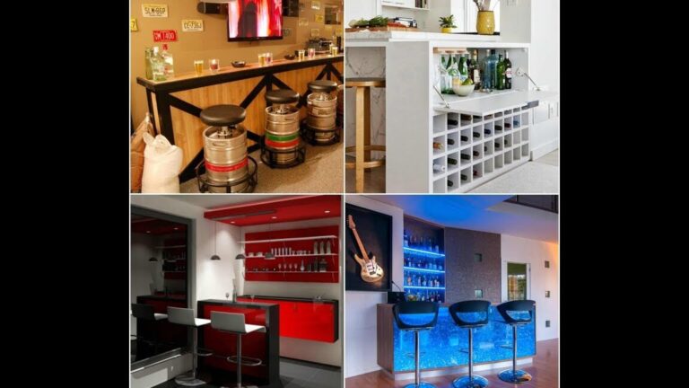 55 ideas creativas para decorar tu barra de bar y sorprender a tus ...