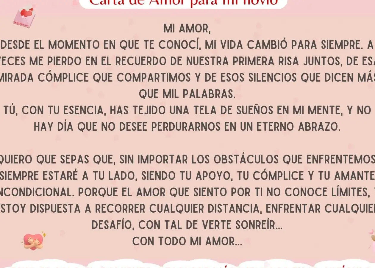 Carta De Amor Y Amistad Para Alguien Especial muyromantica.com