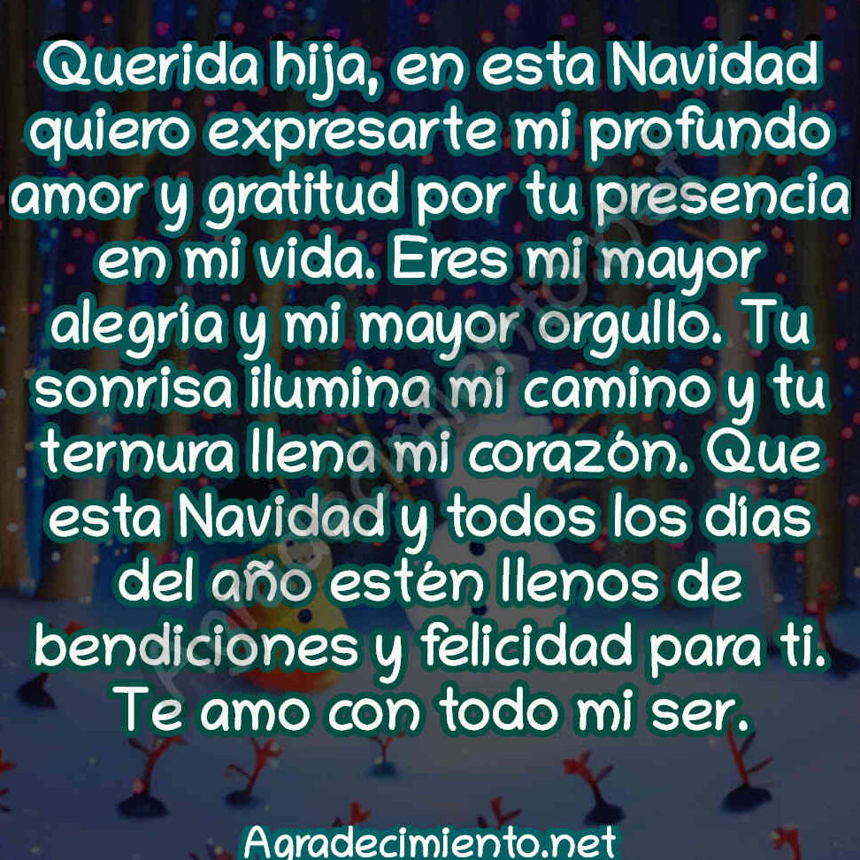 Carta de amor y buenos deseos para mi querida hija: ¡siempre juntas!