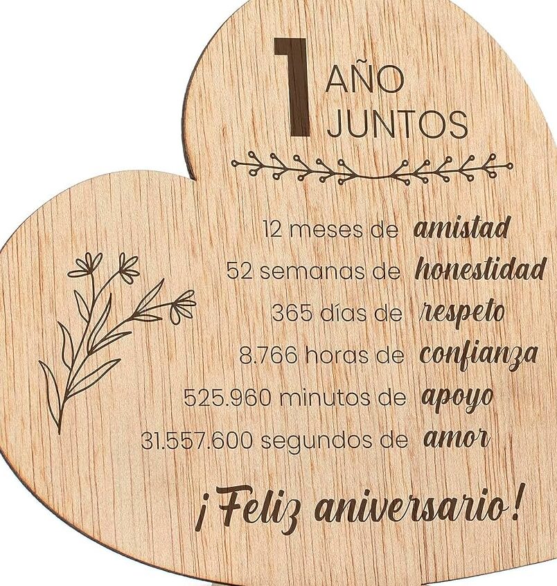¡Celebra nuestro primer año juntos con la carta de aniversario perfecta ...