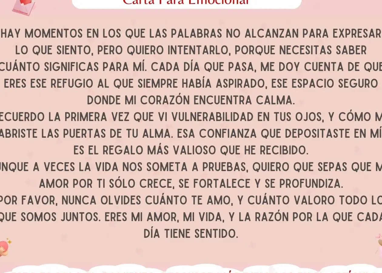 Emotiva carta para mi esposo: palabras que tocarán su corazón hasta las lágrimas 1 Emotiva carta para mi esposo: palabras que tocarán su corazón hasta las lágrimas