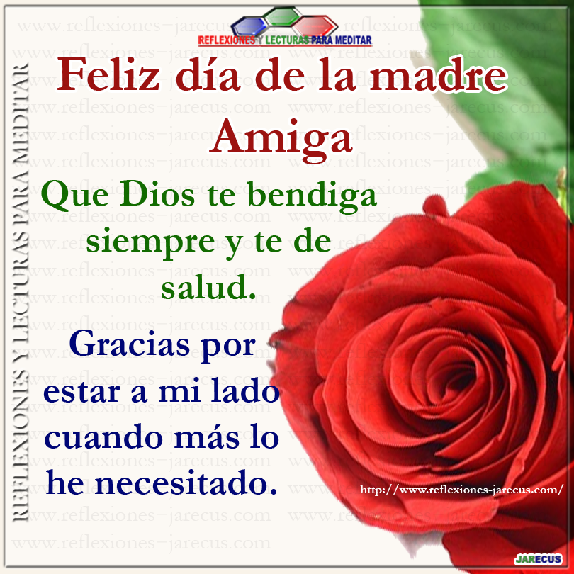Felicitaciones especiales para mi amiga en su día de la madre 1 Felicitaciones especiales para mi amiga en su día de la madre