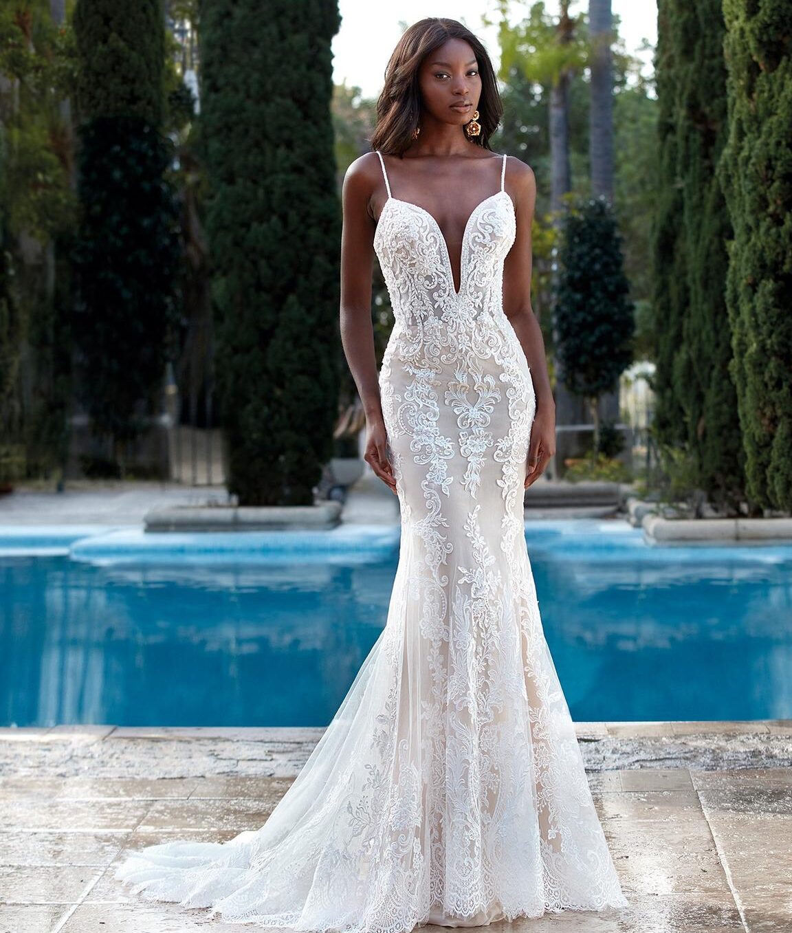 Corte Sirena Vestidos De Novia Al Aire Libre Vestidos De Fiesta